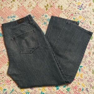 Michael Kors Tailored Fit Straight Leg Mens Jeans 36x30 dark wash UEC